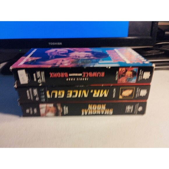Jackie Chan VHS Lot of 3 - Shanghai Noon, Mr. Nice Guy, Rumble in the Bronx - Picture 3 of 6
